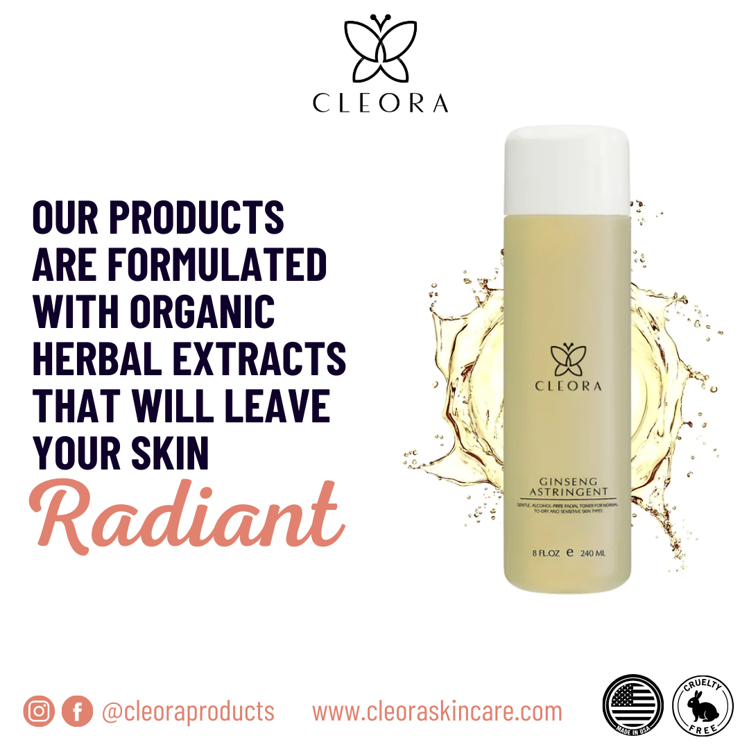 Ginseng Astringent - 8fl. oz. 240ml.