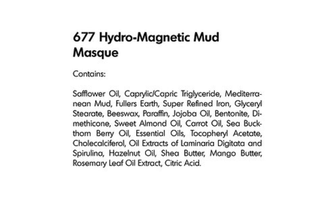 Hydro-magnetic mud mask