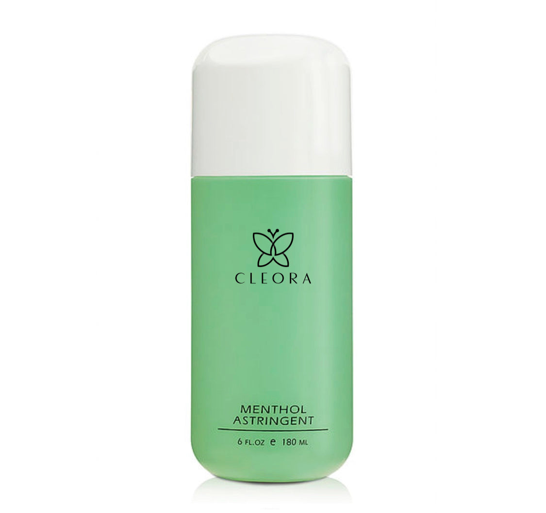 Menthol Astringent - 6fl. oz. 180ml. – Cleora Beauty Products